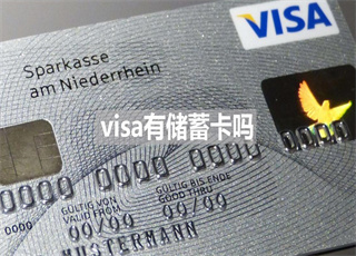 visa卡有储蓄卡吗